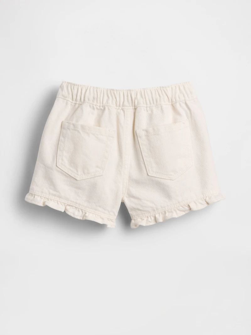 Baby & Toddler Denim Stride Pull-On Ruffle Shorts