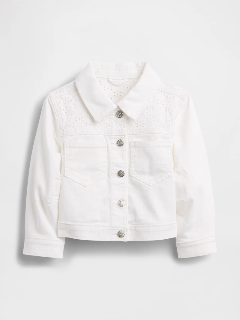 Baby & Toddler Eyelet Denim Jacket