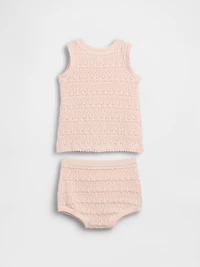 Baby Crochet Tank Outfit Set