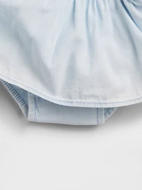 Baby Denim Bow Outfit Set