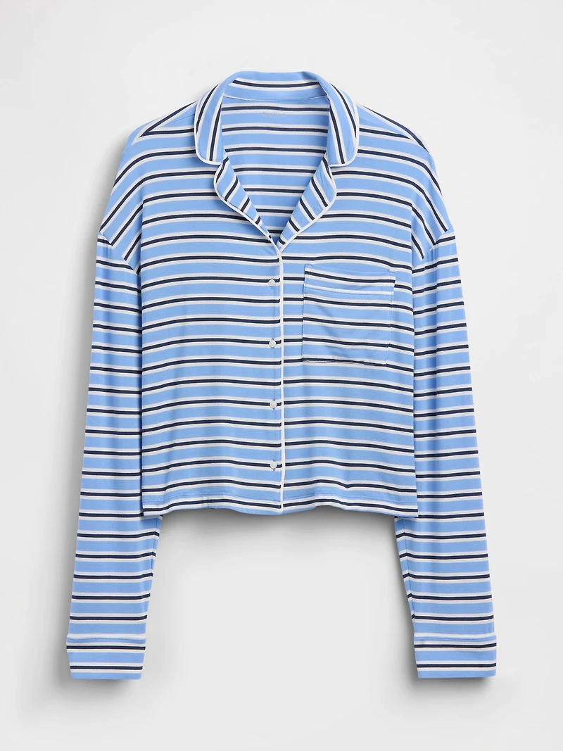 Softest Modal Crop PJ Top