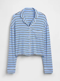 Softest Modal Crop PJ Top