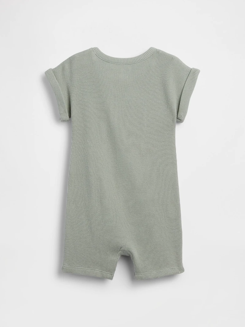Baby Brannan Bear Waffle Shorty One-Piece