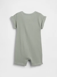 Baby Brannan Bear Waffle Shorty One-Piece
