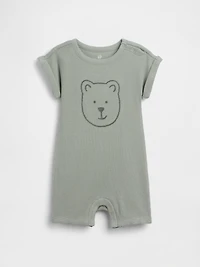 Baby Brannan Bear Waffle Shorty One-Piece