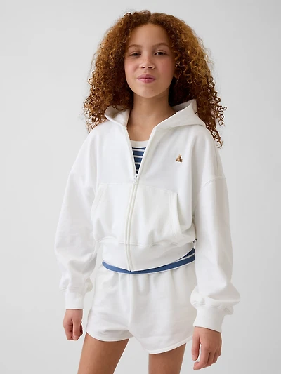 Kids VintageSoft Terry Wedge Zip Hoodie
