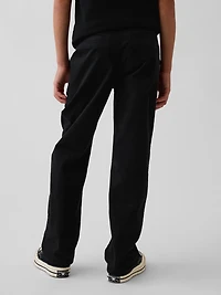 Kids Modern Uniform Relaxed Straight Khakis