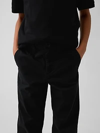 Kids Modern Uniform Relaxed Straight Khakis