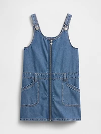 Kids Denim Zip Skirtall