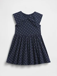 Baby & Toddler Jersey Bow Collar Dress