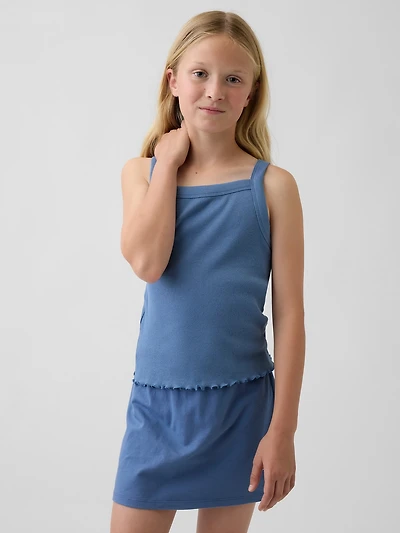 Kids Rib Square-Neck Tank Top