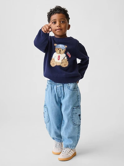 Baby & Toddler Brannan Bear Pocket Pull-On Barrel Jeans