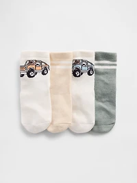 Baby & Toddler Brannan Bear Stripe Socks (4-Pack)