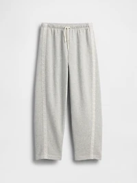 Kids VintageSoft Relaxed Lace-Trim Barrel Joggers