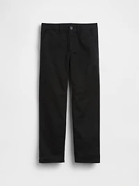 Kids Modern Uniform Relaxed Straight Khakis