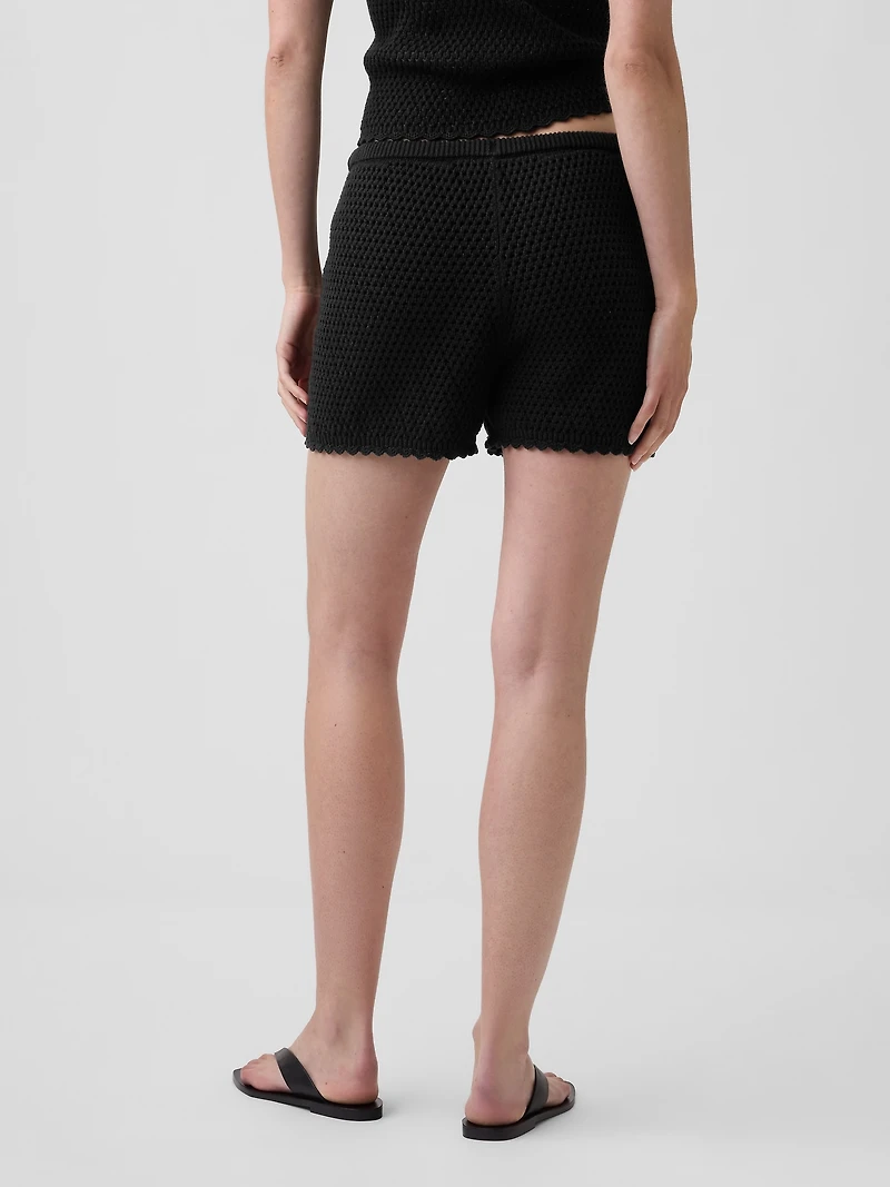 100% Cotton Crochet Easy Shorts