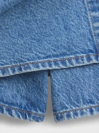 Kids Denim Wrap Skort