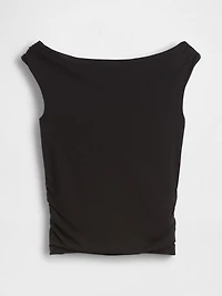 CloseKnit Jersey Ruched Crop Top
