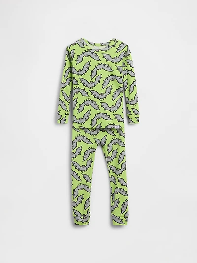 Baby & Toddler Organic Brushed Cotton Bats PJ Set