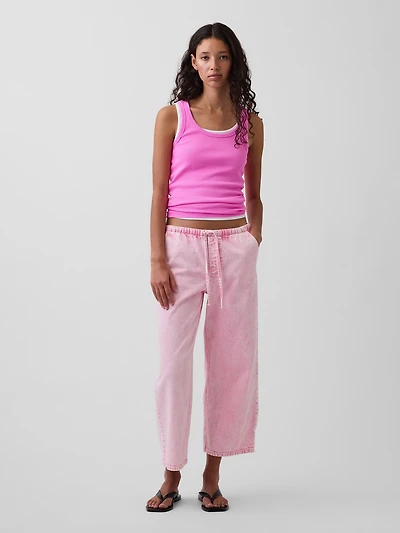 Low Rise '90s Loose Easy Crop Jeans