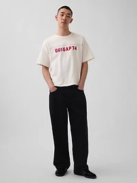 OuiGap Heavyweight Crop Logo T-Shirt