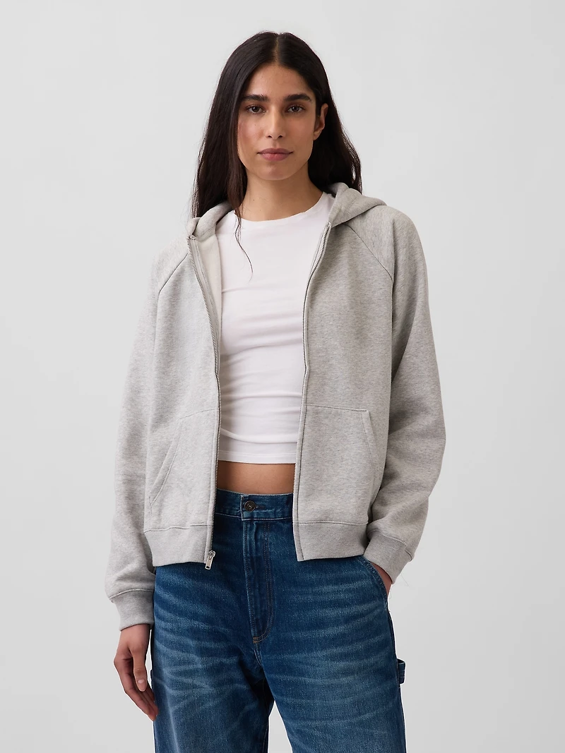 VintageSoft Zip Hoodie