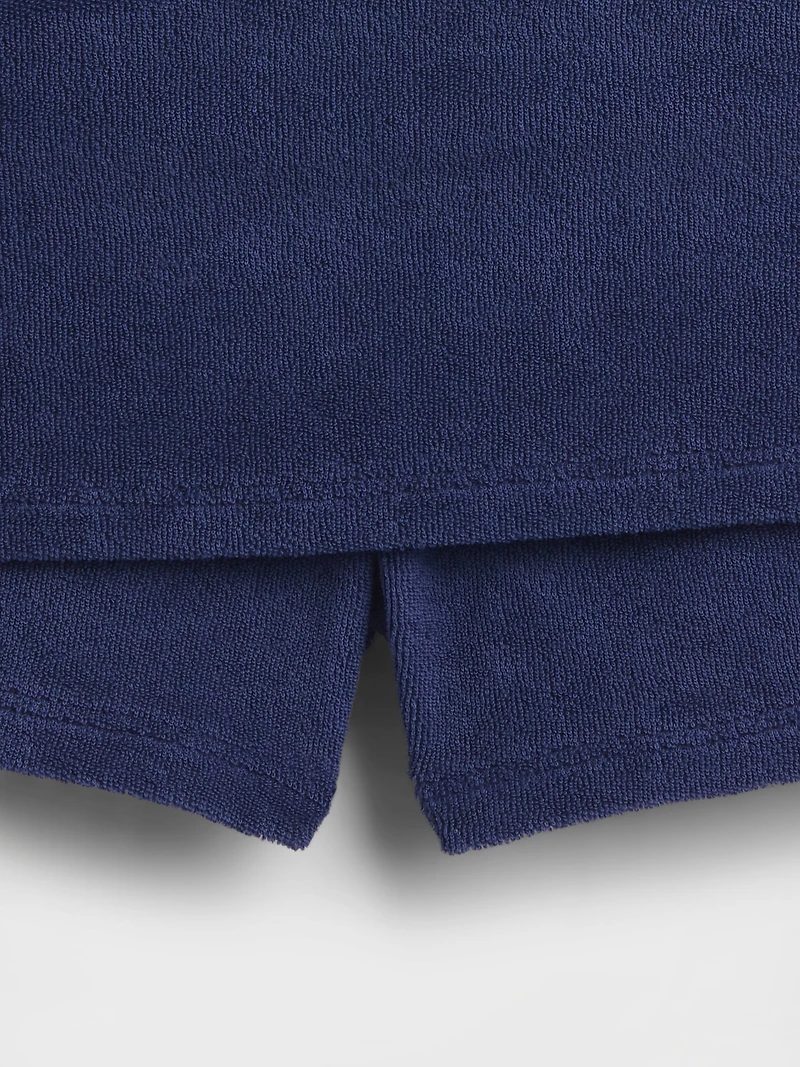 Kids Towel Terry Skort Outfit Set