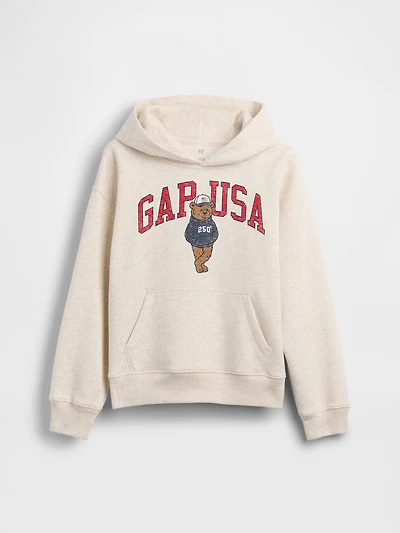 Kids VintageSoft Relaxed Brannan Bear Logo Hoodie