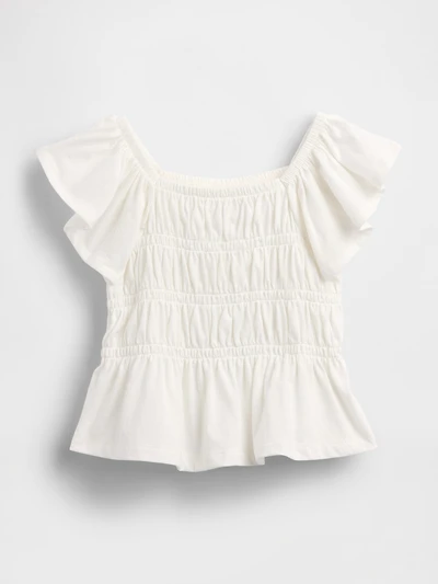 Baby & Toddler Smocked Flutter-Sleeve Top