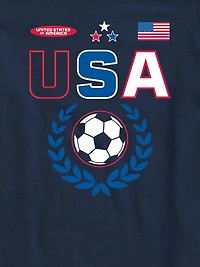 Kids USA Soccer Jersey Graphic T-Shirt