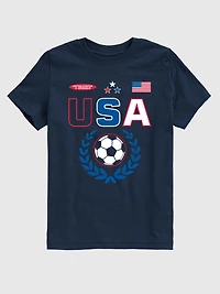 Kids USA Soccer Jersey Graphic T-Shirt