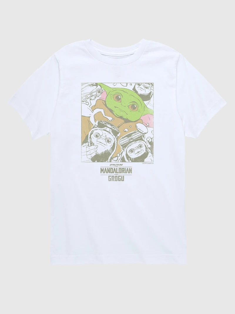 Kids Star Wars Grogu And Friends Graphic T-Shirt
