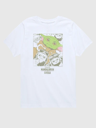 Kids Star Wars Grogu And Friends Graphic T-Shirt