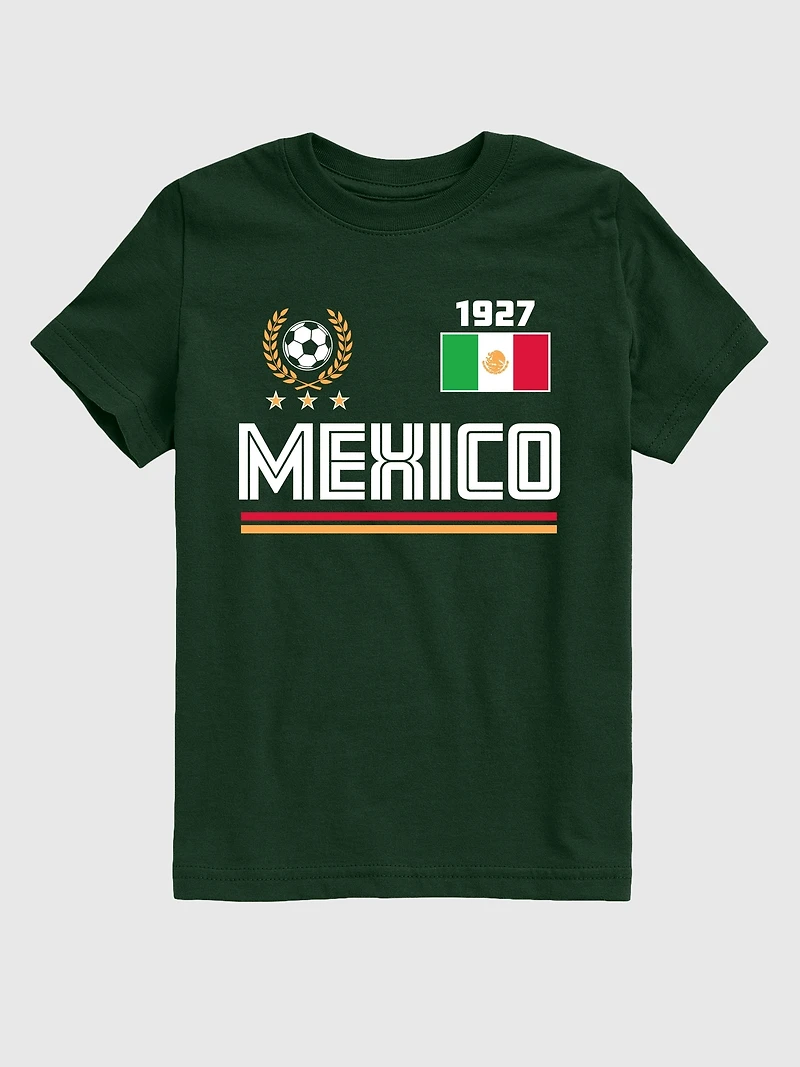 Kids Mexico Soccer Jersey Graphic T-Shirt