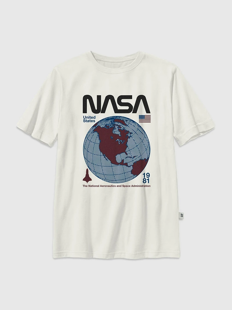 Kids NASA Retro Globe Graphic T-Shirt