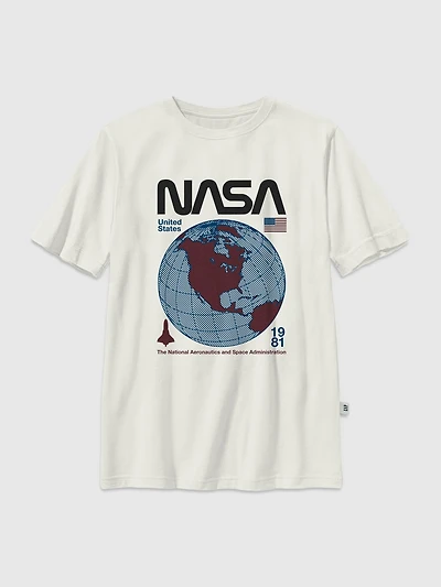 Kids NASA Retro Globe Graphic T-Shirt