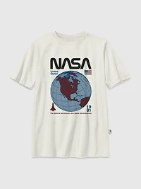 Kids NASA Retro Globe Graphic T-Shirt