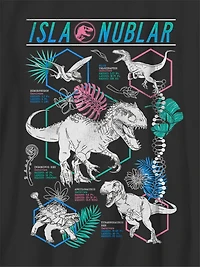 Kids Jurassic World Isla Nublar Dinos Graphic T-Shirt