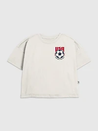Kids USA Soccer Crest Graphic T-Shirt