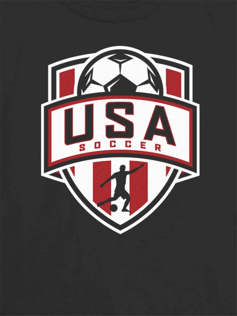 Kids US Soccer Shield Graphic T-Shirt