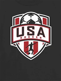 Kids US Soccer Shield Graphic T-Shirt