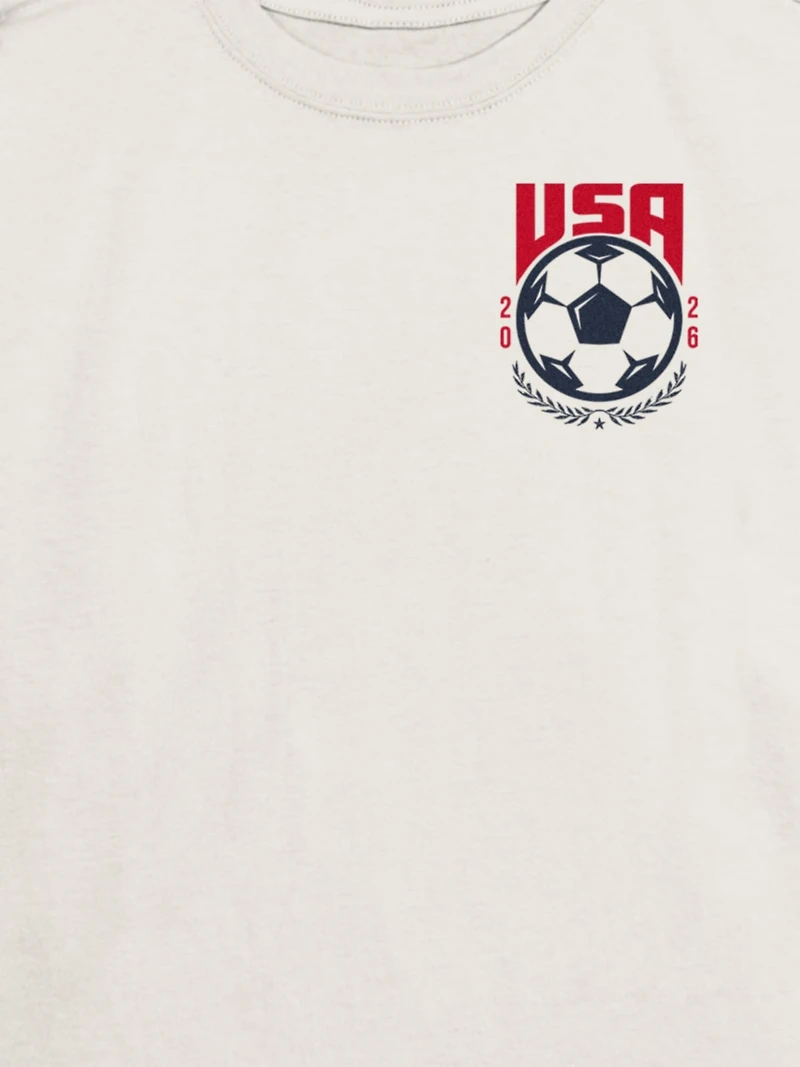 Kids USA Soccer Crest Graphic T-Shirt