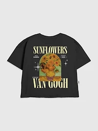 Kids Van Gogh Sunflowers Graphic T-Shirt