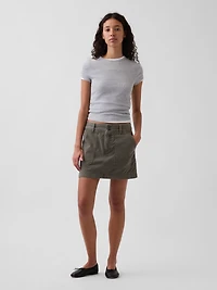 High Rise Mini Utility Skort