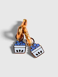 Pierced Co Blueberry Charms for Huggie Earrings