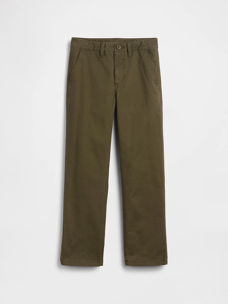 Kids Modern Uniform Loose Khakis