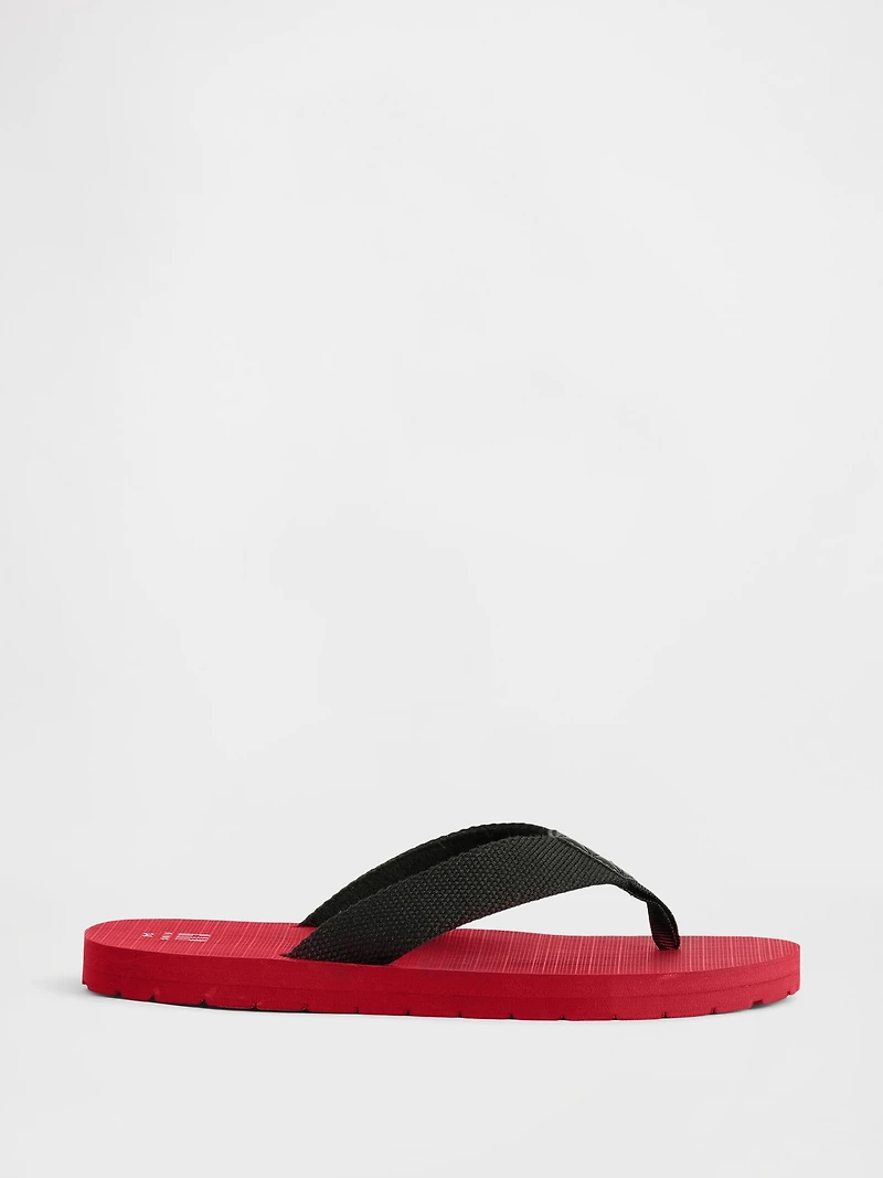 Kids Canvas Flip Flops