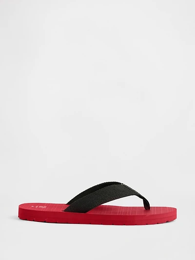 Kids Canvas Flip Flops