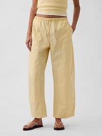 Twill Easy Double-Knee Barrel Pants