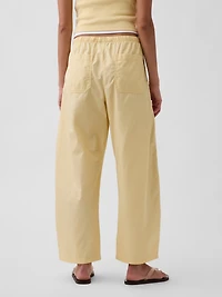 Twill Easy Double-Knee Barrel Pants